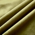 Poltrona d'accento in velluto verde/bianco/beige con braccioli rotondi, seduta singola