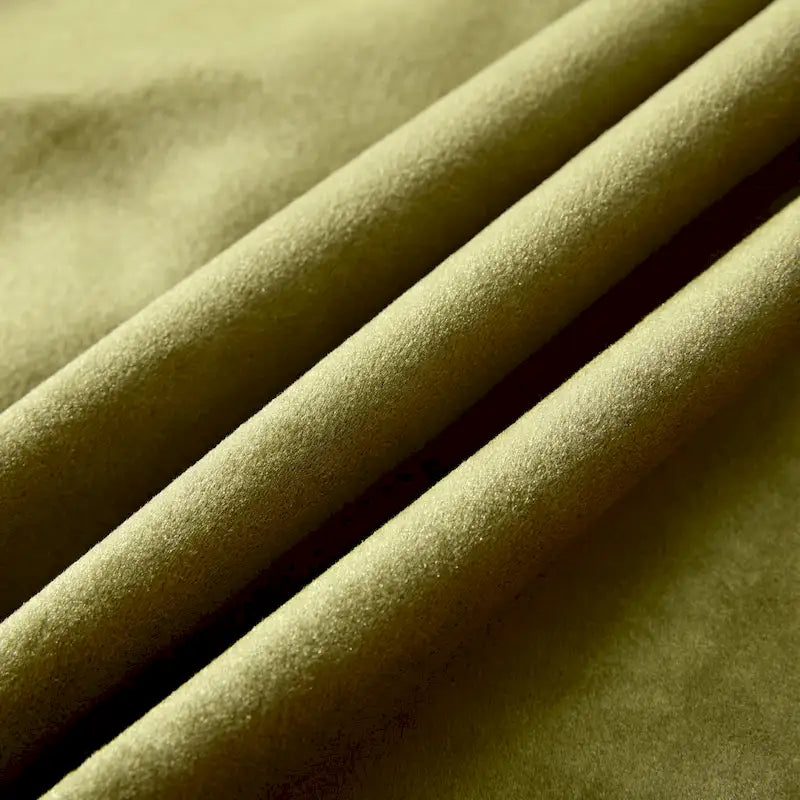 Poltrona d'accento in velluto verde/bianco/beige con braccioli rotondi, seduta singola