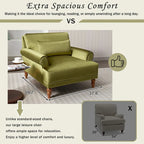 Poltrona d'accento in velluto verde/bianco/beige con braccioli rotondi, seduta singola