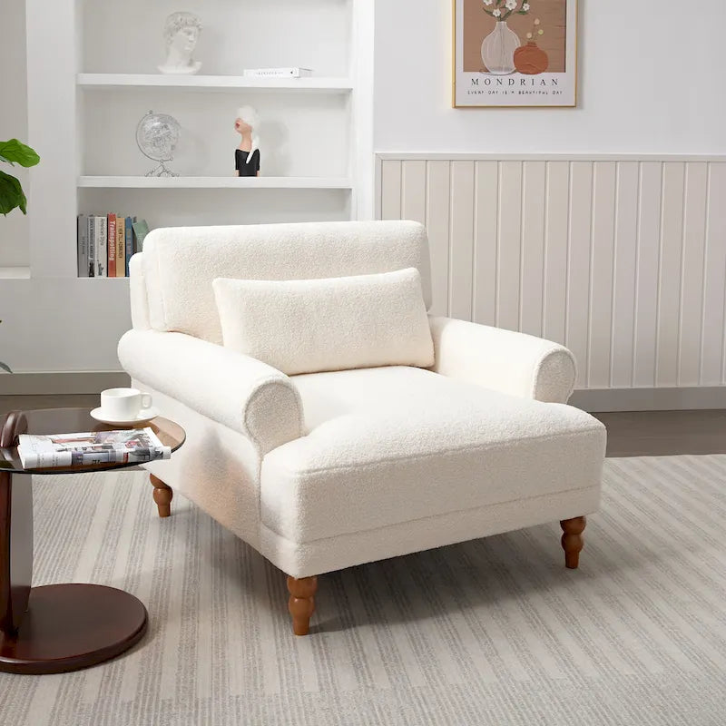 Poltrona d'accento in velluto verde/bianco/beige con braccioli rotondi, seduta singola
