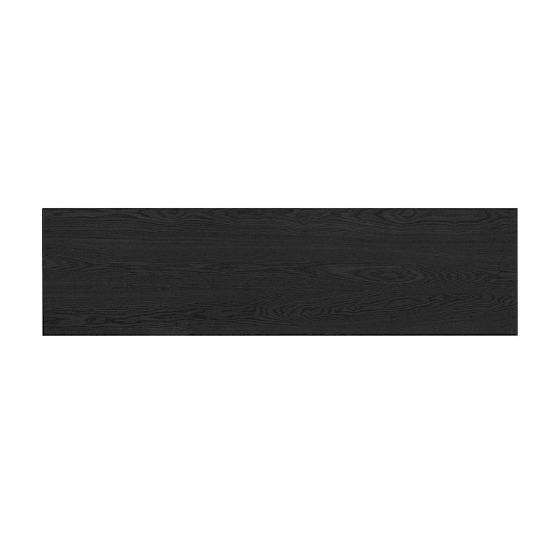 Consolle gambe cave rotonde Nero / Naturale, 1 persona