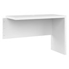 Prolunga da scrivania a ponte 42W, a L/U, bianco puro/grigio moderno/antracite, 1 persona