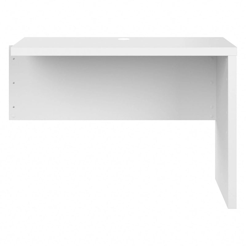 Prolunga da scrivania a ponte 42W, a L/U, bianco puro/grigio moderno/antracite, 1 persona