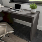 Prolunga da scrivania a ponte 42W, a L/U, bianco puro/grigio moderno/antracite, 1 persona