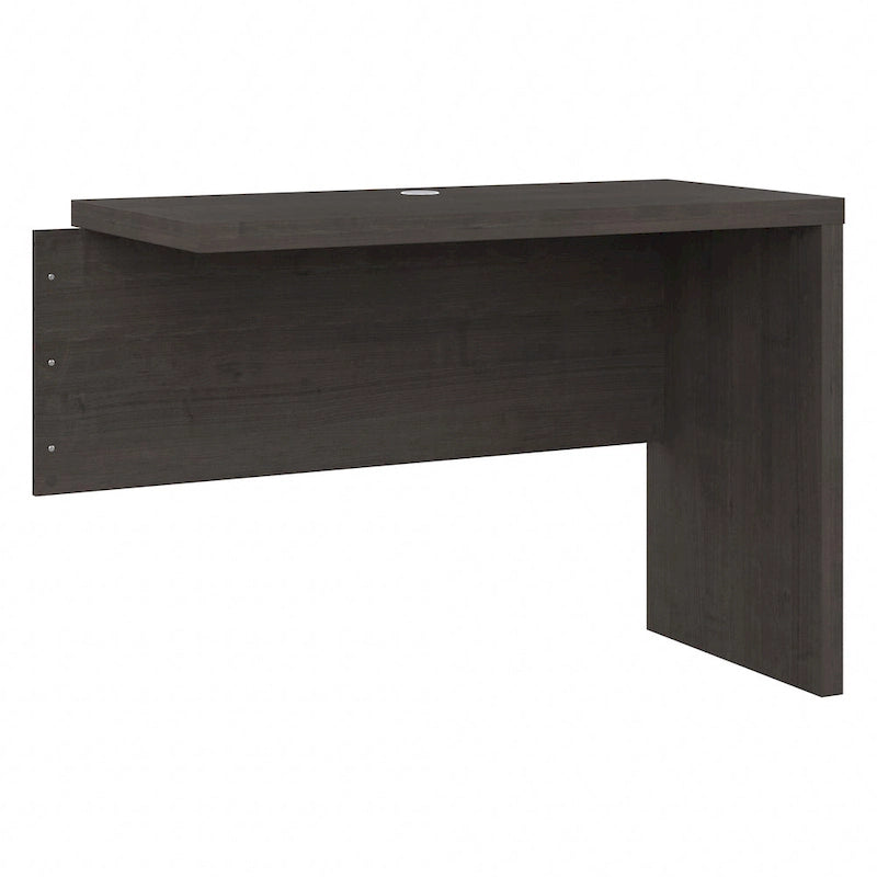 Prolunga da scrivania a ponte 42W, a L/U, bianco puro/grigio moderno/antracite, 1 persona