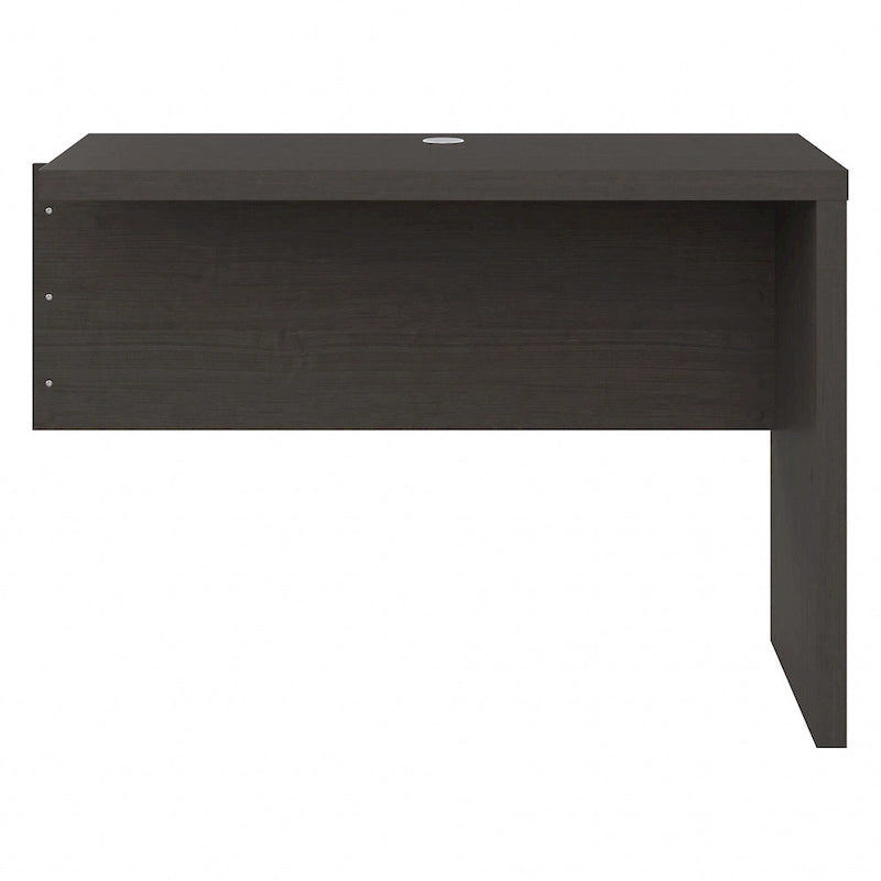 Prolunga da scrivania a ponte 42W, a L/U, bianco puro/grigio moderno/antracite, 1 persona