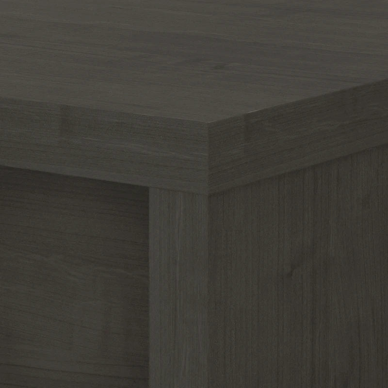 Prolunga da scrivania a ponte 42W, a L/U, bianco puro/grigio moderno/antracite, 1 persona
