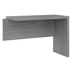 Prolunga da scrivania a ponte 42W, a L/U, bianco puro/grigio moderno/antracite, 1 persona