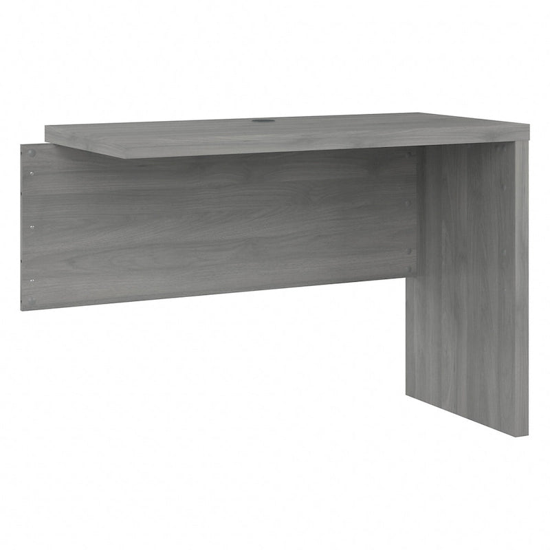 Prolunga da scrivania a ponte 42W, a L/U, bianco puro/grigio moderno/antracite, 1 persona