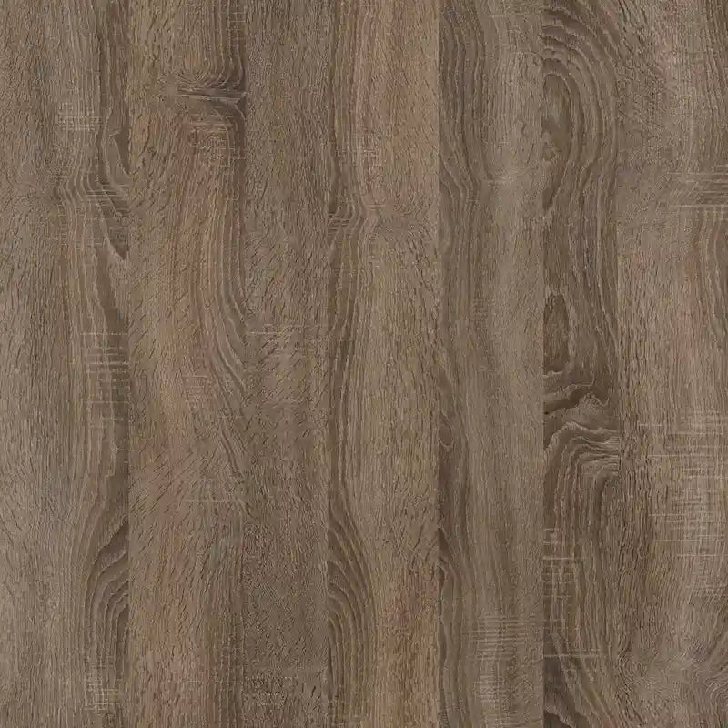 Scrivania per Ufficio a 4 Cassetti Tartufo / Cioccolato Fondente / Venatura Legno Chiaro, Singola