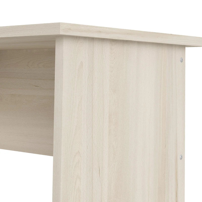 Scrivania per Ufficio a 4 Cassetti Tartufo / Cioccolato Fondente / Venatura Legno Chiaro, Singola