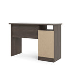 Scrivania per Ufficio a 4 Cassetti Tartufo / Cioccolato Fondente / Venatura Legno Chiaro, Singola