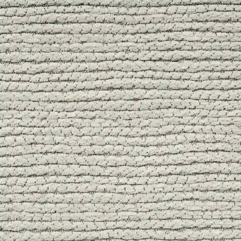 Divano componibile a L beige/grigio con letto estraibile, porte USB e pouf, 3 posti