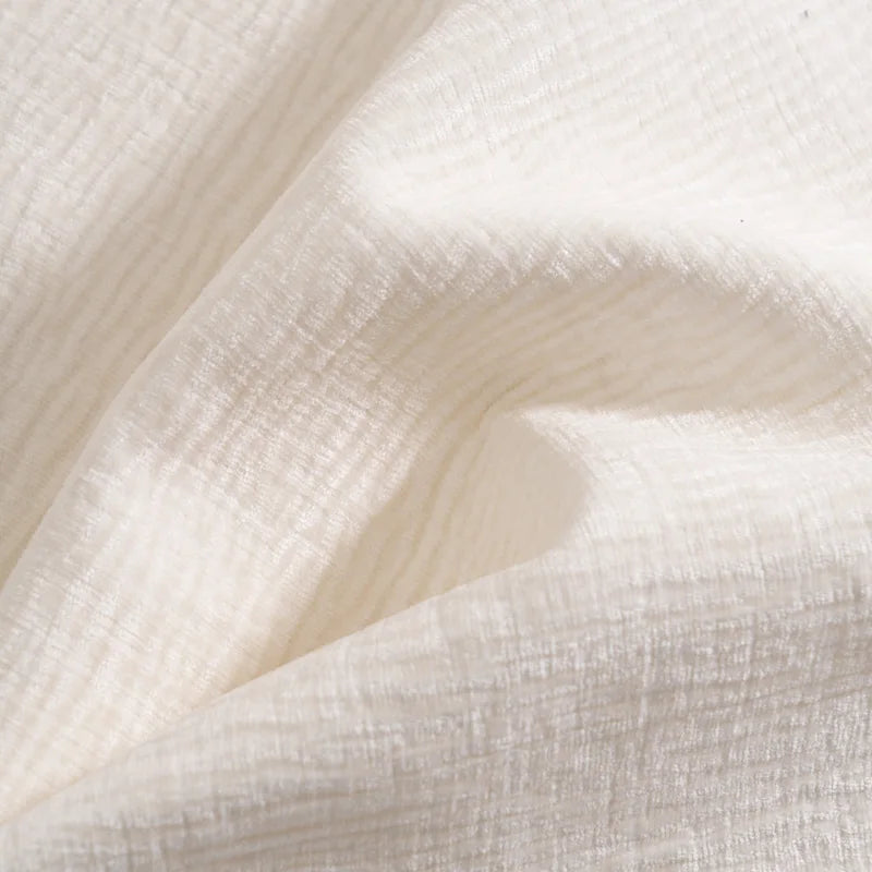 Divano angolare curvo a 4 posti in ciniglia beige/grigio