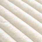 Divano Sezionale a L in Ecopelliccia Beige / Caffè Chiaro / Grigio Scuro / Nero, 3 Posti