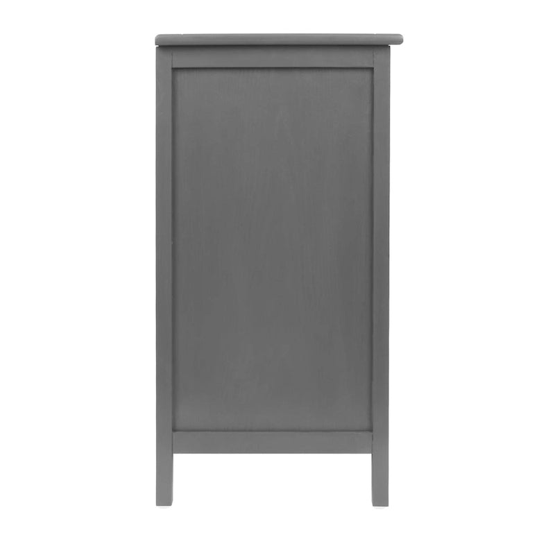 Cassettiera a 3 cassetti in rattan verde/grigio, monoutente