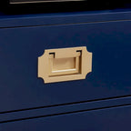 Mobile TV Bianco / Blu scuro / Blu notte con cassetti e ante, Adatto per TV fino a 50"
