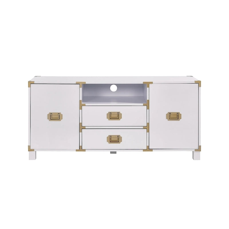 Mobile TV Bianco / Blu scuro / Blu notte con cassetti e ante, Adatto per TV fino a 50"