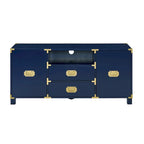 Mobile TV Bianco / Blu scuro / Blu notte con cassetti e ante, Adatto per TV fino a 50"