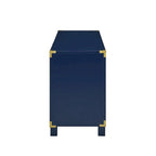 Mobile TV Bianco / Blu scuro / Blu notte con cassetti e ante, Adatto per TV fino a 50"