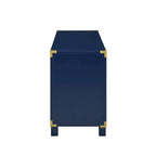 Mobile TV Bianco / Blu scuro / Blu notte con cassetti e ante, Adatto per TV fino a 50"