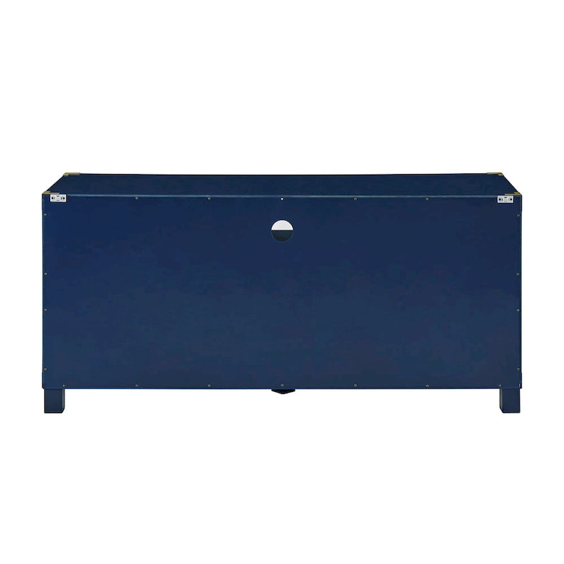Mobile TV Bianco / Blu scuro / Blu notte con cassetti e ante, Adatto per TV fino a 50"