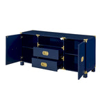 Mobile TV Bianco / Blu scuro / Blu notte con cassetti e ante, Adatto per TV fino a 50"