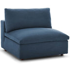 Divano angolare moderno grigio, poliestere-lino, 5 pezzi