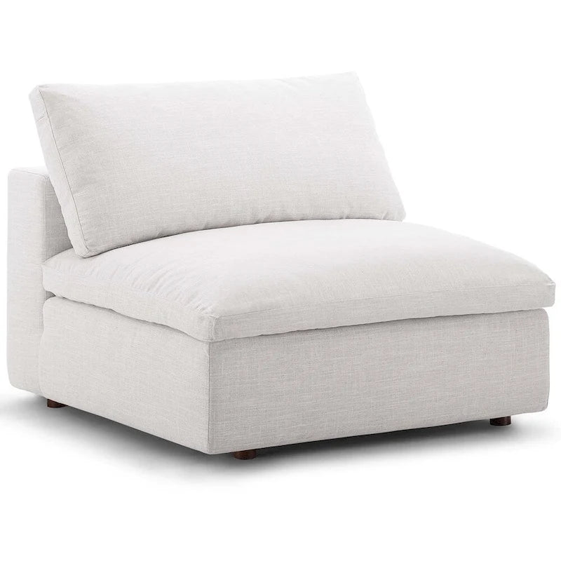Divano angolare moderno grigio, poliestere-lino, 5 pezzi