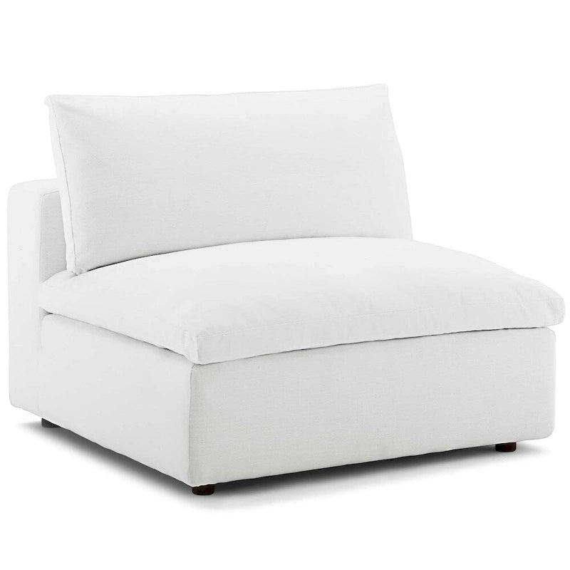 Divano angolare moderno grigio, poliestere-lino, 5 pezzi