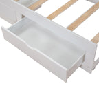 Divano letto allungabile grigio / bianco / espresso con letto estraibile, da singolo a matrimoniale, per 2 persone