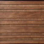 Mobile TV da Consolle in Legno Finitura Whiskey, 2 Ante, Adatto a TV fino a 85 pollici