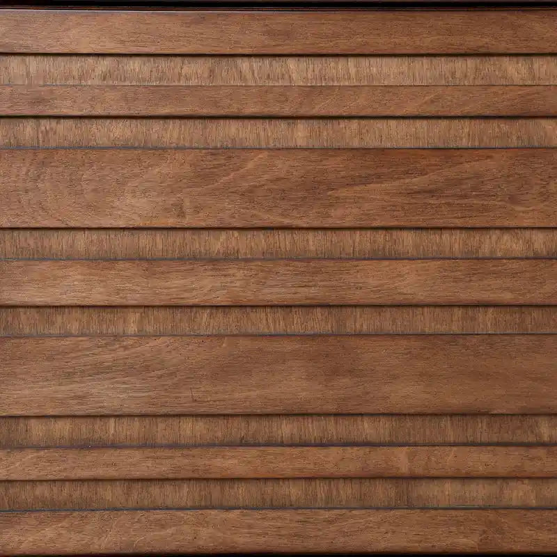 Mobile TV da Consolle in Legno Finitura Whiskey, 2 Ante, Adatto a TV fino a 85 pollici