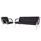 Kinbor Waiting Room Chair Office Chair, Reception Bench Guest Chair for Airport, Office, Salon, Bank, Hospital