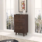 Credenza in legno a 7 cassetti Auburn, utente singolo