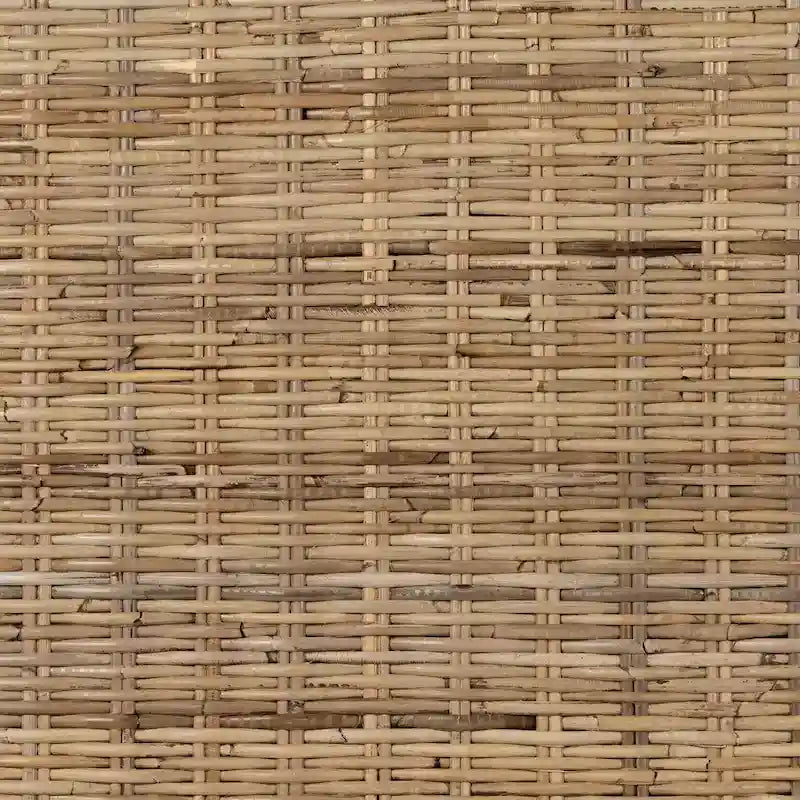 Testiera in Rattan Intrecciato da Parete – Queen/Full, Installazione per 1 Persona