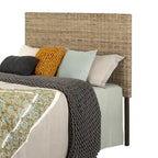 Testiera in Rattan Intrecciato da Parete – Queen/Full, Installazione per 1 Persona