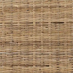 Testiera in Rattan Intrecciato da Parete – Queen/Full, Installazione per 1 Persona
