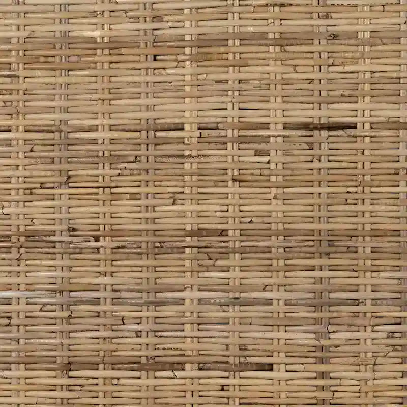 Testiera in Rattan Intrecciato da Parete – Queen/Full, Installazione per 1 Persona
