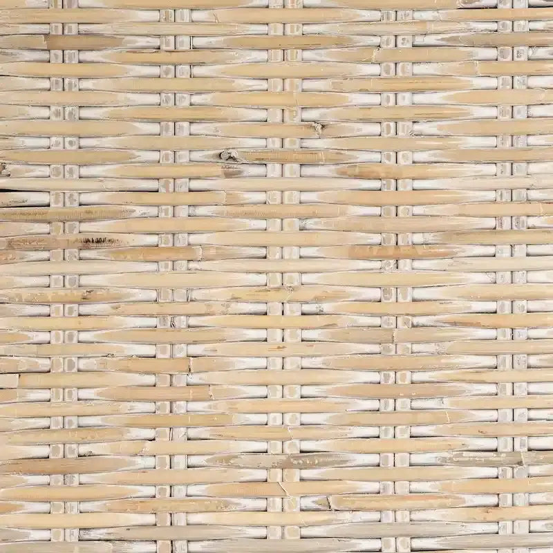 Testiera in Rattan Intrecciato da Parete – Queen/Full, Installazione per 1 Persona
