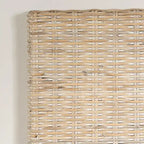 Testiera in Rattan Intrecciato da Parete – Queen/Full, Installazione per 1 Persona