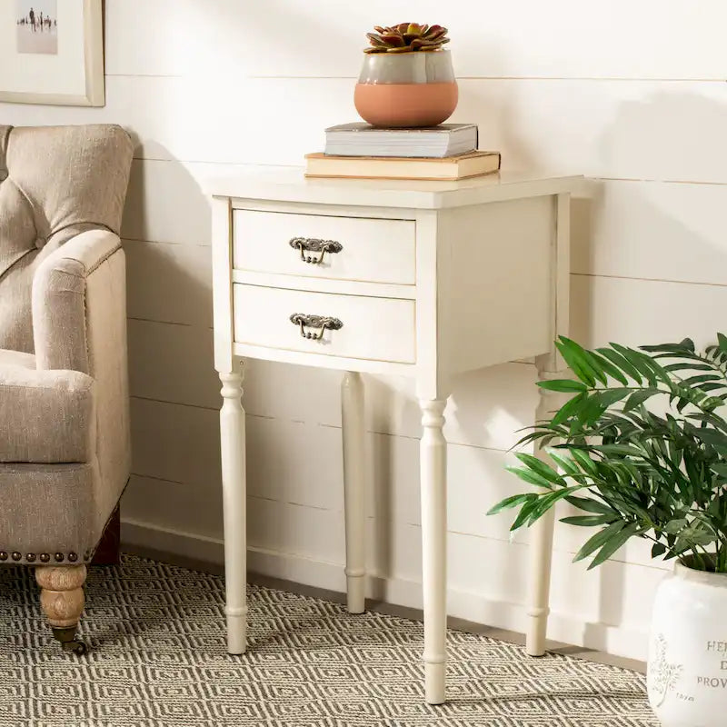 SAFAVIEH Sandra Accent Table - 18.1  x 15  x 30.1  - 18Wx15Dx30H