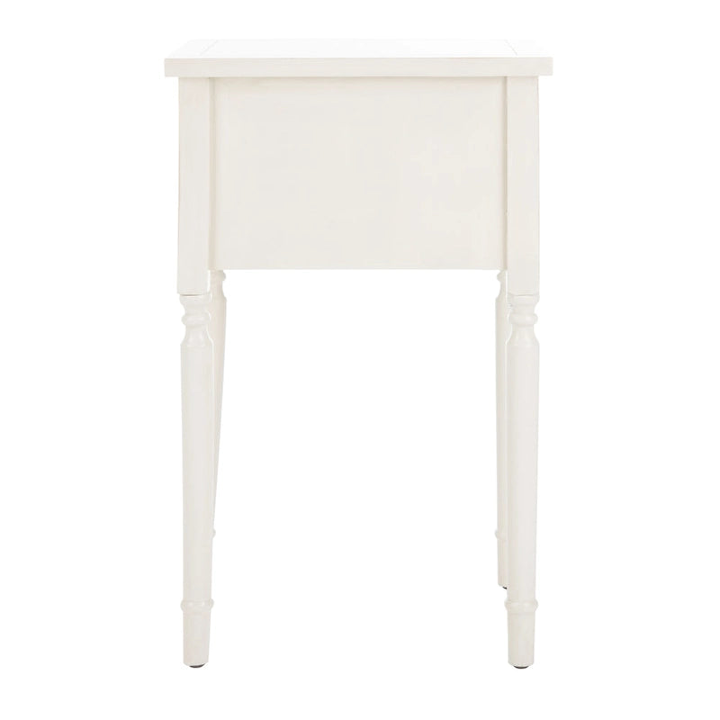 Tavolino in betulla bianca/verde polvere/legno verde acqua, stile country francese, montaggio da 1 persona