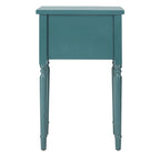 Tavolino in betulla bianca/verde polvere/legno verde acqua, stile country francese, montaggio da 1 persona