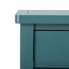 Tavolino in betulla bianca/verde polvere/legno verde acqua, stile country francese, montaggio da 1 persona