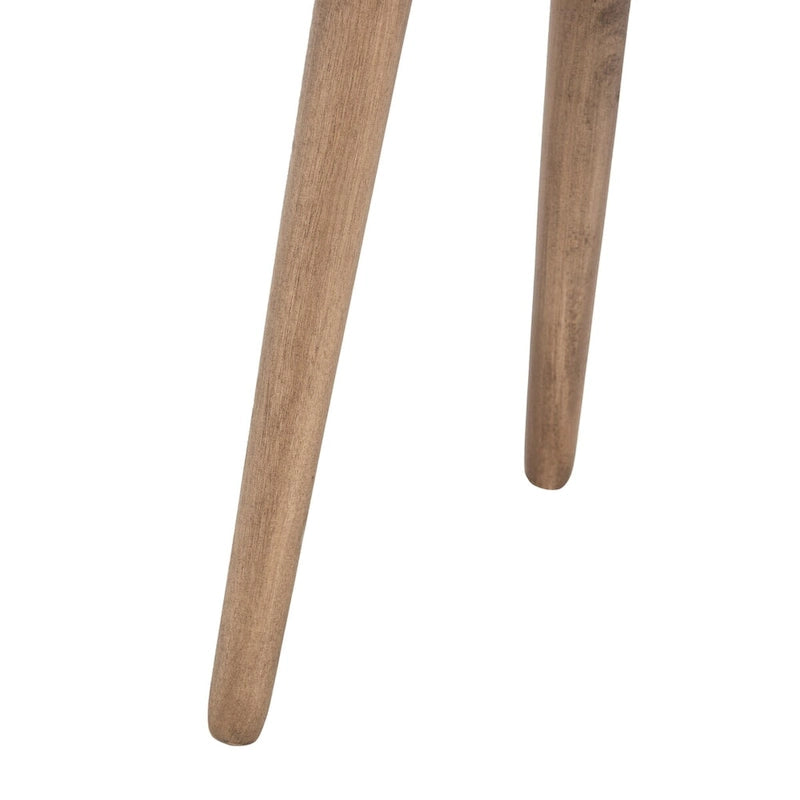 Tavolino d'appoggio rotondo, legno di pino, 4 colori, per 1 persona
