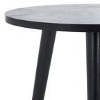 Tavolino d'appoggio rotondo, legno di pino, 4 colori, per 1 persona