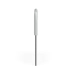 Testiera regolabile in vinile stile fiocco, intera, colore bianco/nero, 1 persona