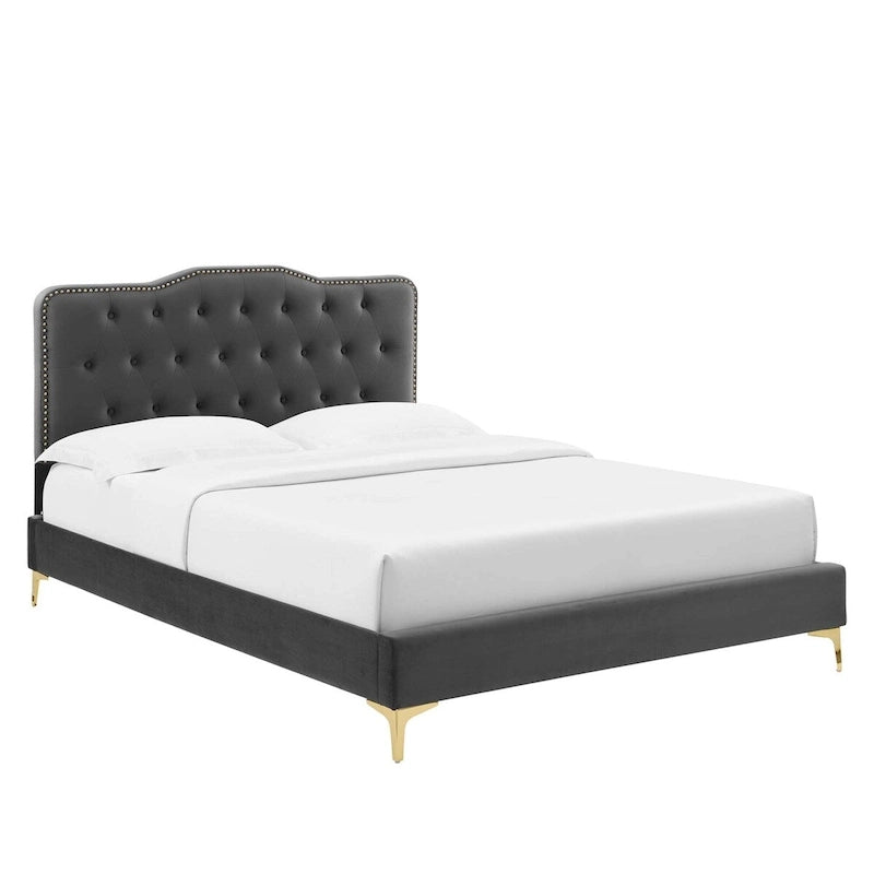 Letto matrimoniale in velluto trapuntato blu navy/verde acqua/antracite/bianco/rosa antico/rosa/menta/grigio chiaro, singolo