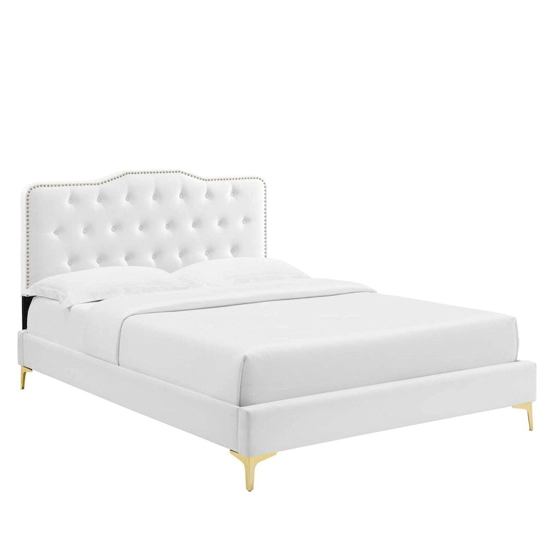 Letto matrimoniale in velluto trapuntato blu navy/verde acqua/antracite/bianco/rosa antico/rosa/menta/grigio chiaro, singolo